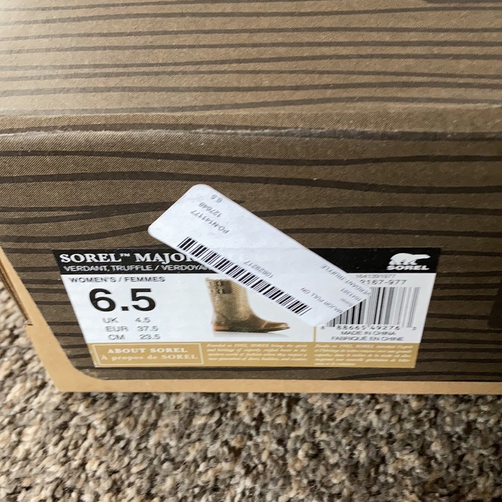 Sorel Bee Major Pull-On Boots 6.5 NIB Great - Picture 7 of 8